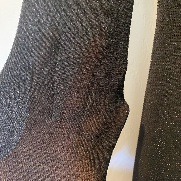 Black shimmer midi dress - Picture 4 of 4